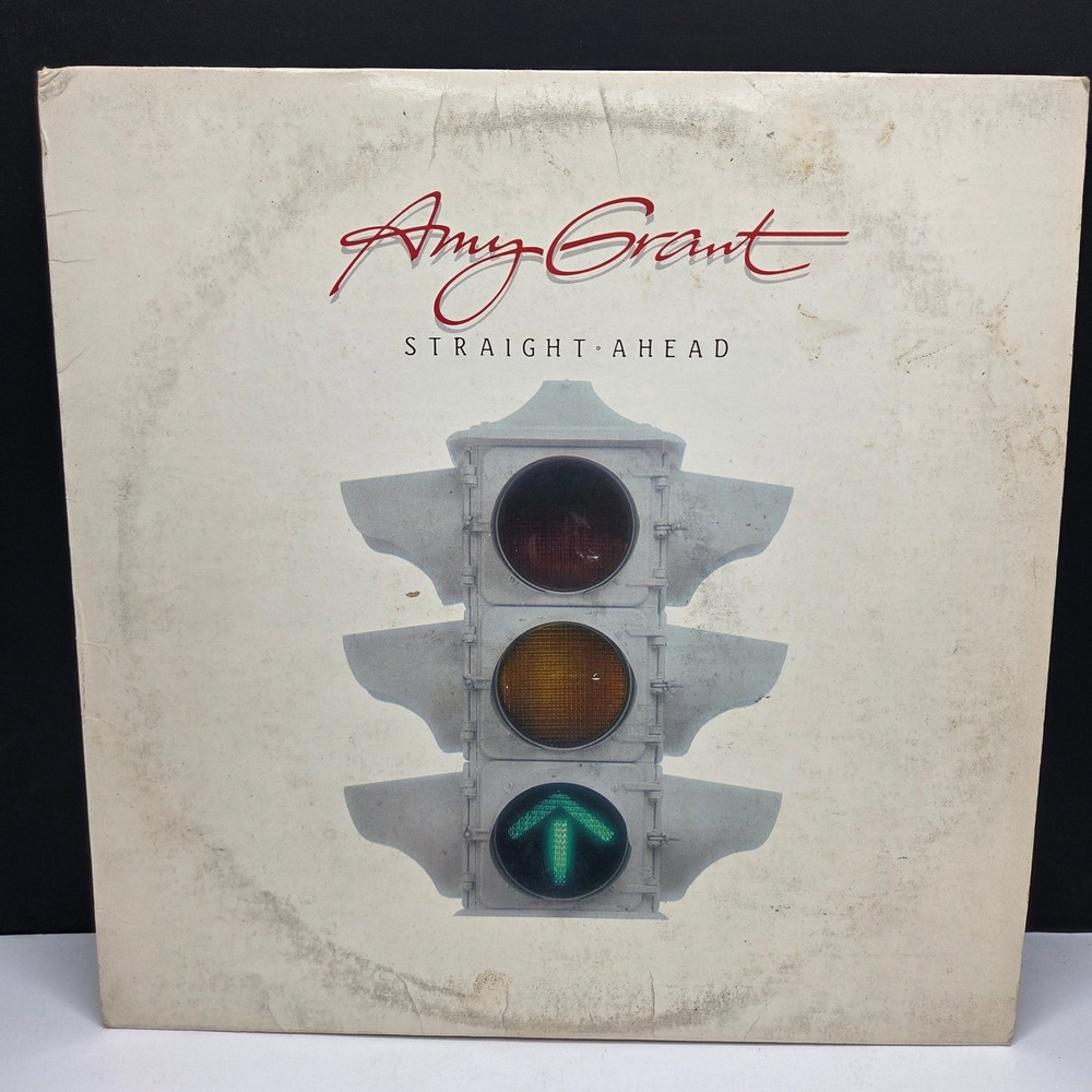 Amy Grant Straight Ahead Vinyl LP Record 1984 Myrrh 33 RPM Vintage CCM Thy Word